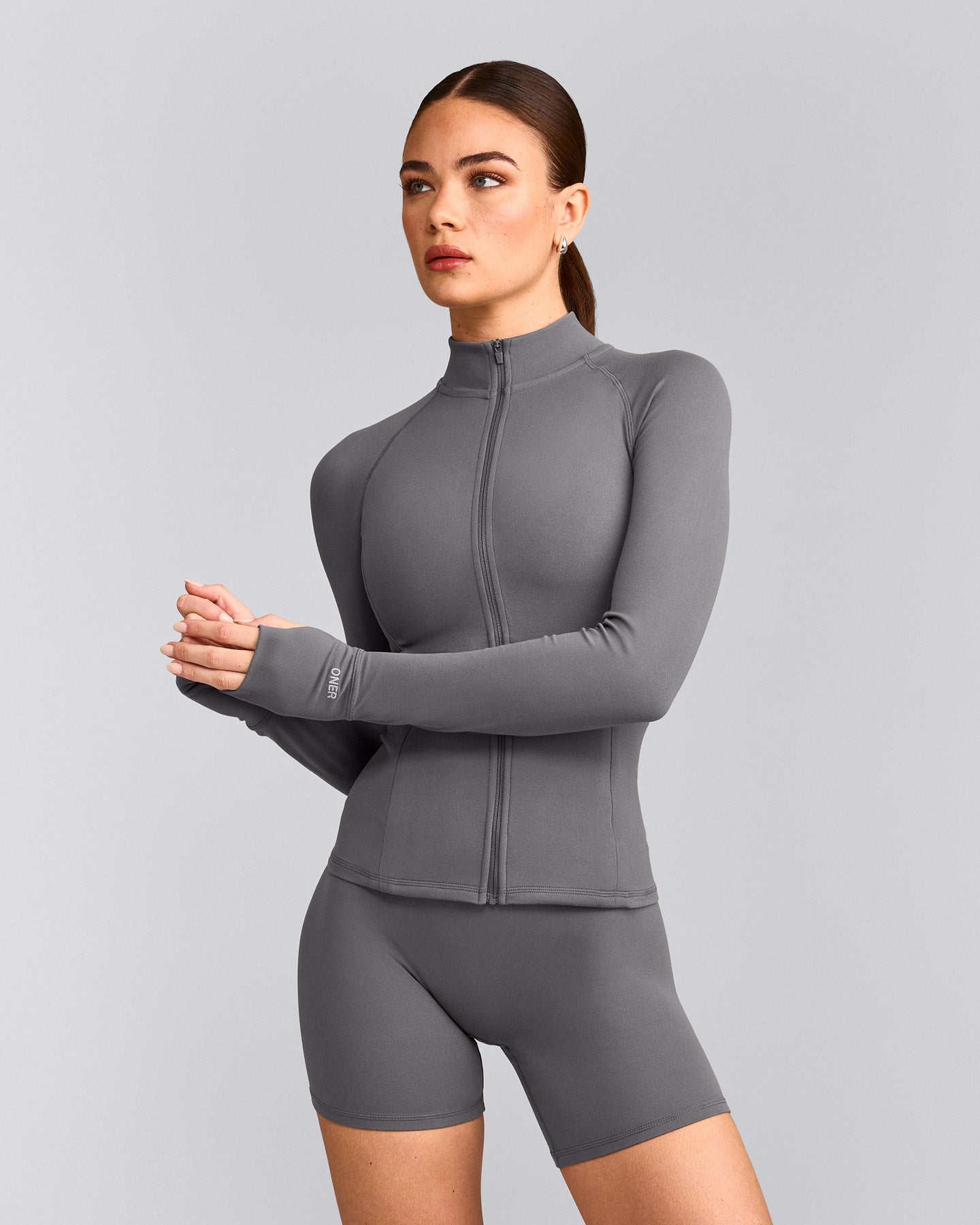 SoftMotion™ Jacket with Grey Logo | Ash Grey