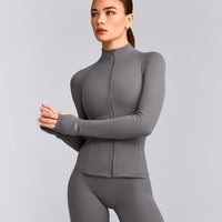 SoftMotion™ Jacket with Grey Logo | Ash Grey