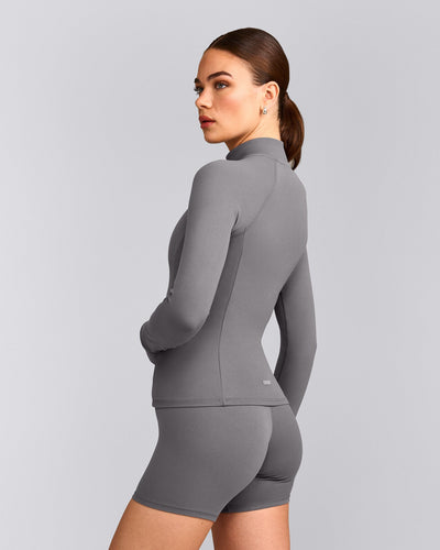 SoftMotion™ Jacket with Grey Logo | Ash Grey