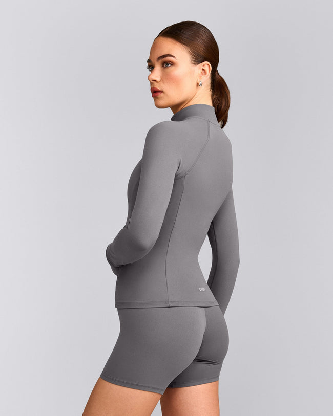 SoftMotion™ Jacket with Grey Logo | Ash Grey
