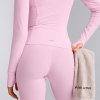 SoftMotion™ Jacket with Grey Logo | Chalk Pink