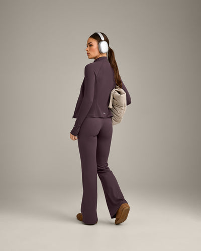 SoftMotion™ Jacket with Grey Logo | Dark Umber Brown