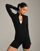 SoftMotion™ Jacket with Grey Logo | Black