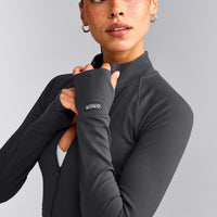 SoftMotion™ Jacket with Grey Logo | Coal