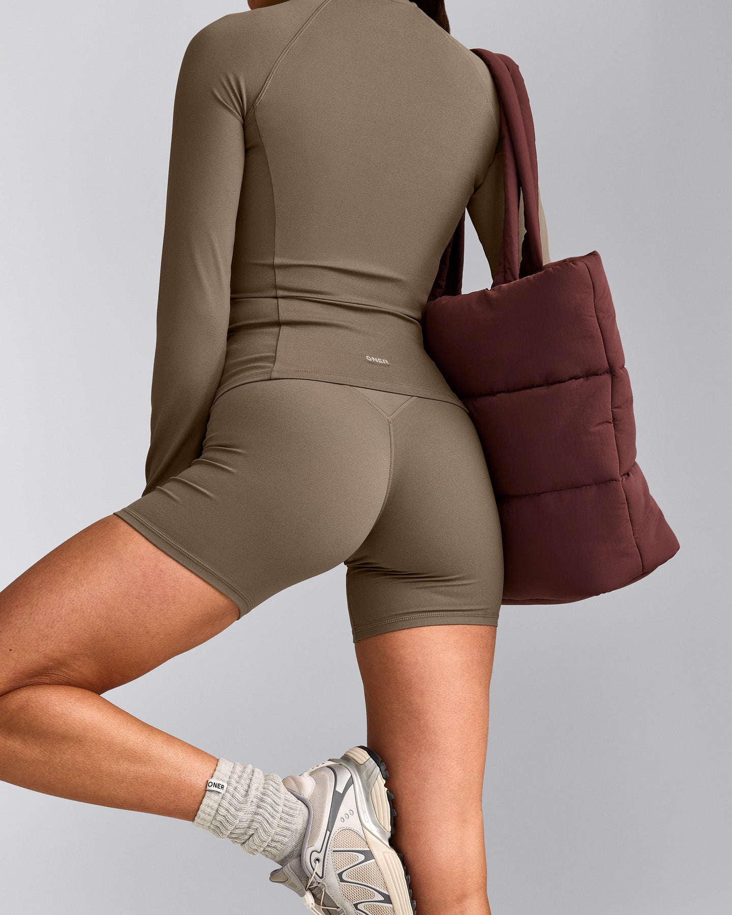 SoftMotion™ Jacket with Grey Logo | Moss Brown