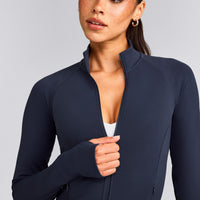 SoftMotion™ Jacket with Grey Logo | True Blue