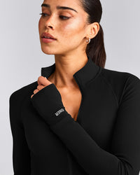 SoftMotion™ Mid Jacket with Grey Logo | Black