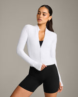 SoftMotion™ Mid Jacket with Grey Logo | White