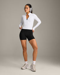 SoftMotion™ Mid Jacket with Grey Logo | White