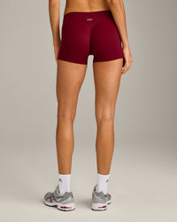 SoftMotion™ Mid Rise Shorts 4" New Branding | Ruby Red