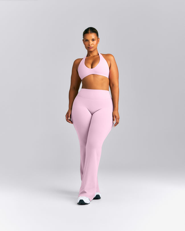 SoftMotion™ Minimal Halter Neck Bralette | Chalk Pink