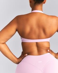 SoftMotion™ Minimal Halter Neck Bralette | Chalk Pink
