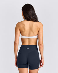 SoftMotion™ Minimal Halter Neck Bralette | White