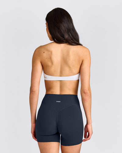 SoftMotion™ Minimal Halter Neck Bralette | White