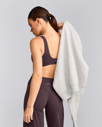 SoftMotion™ Scoop Back Bralette | Dark Umber Brown