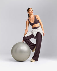 SoftMotion™ Scoop Back Bralette | Dark Umber Brown