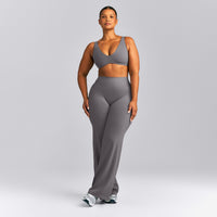 SoftMotion™ Scoop Back Bralette | Ash Grey