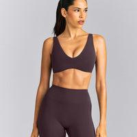 SoftMotion™ Scoop Back Bralette New Branding | Dark Umber Brown