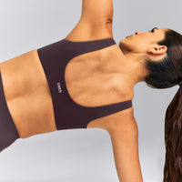 SoftMotion™ Scoop Back Bralette New Branding | Dark Umber Brown