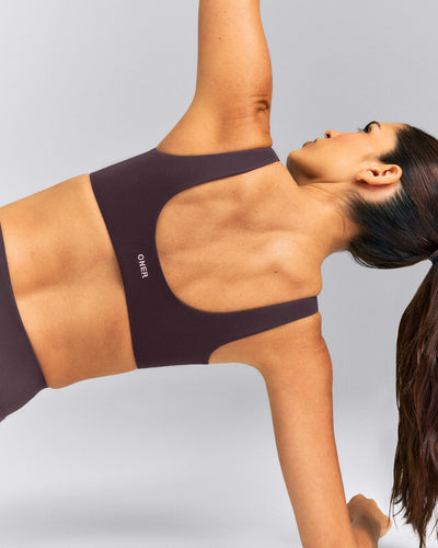 SoftMotion™ Scoop Back Bralette New Branding | Dark Umber Brown