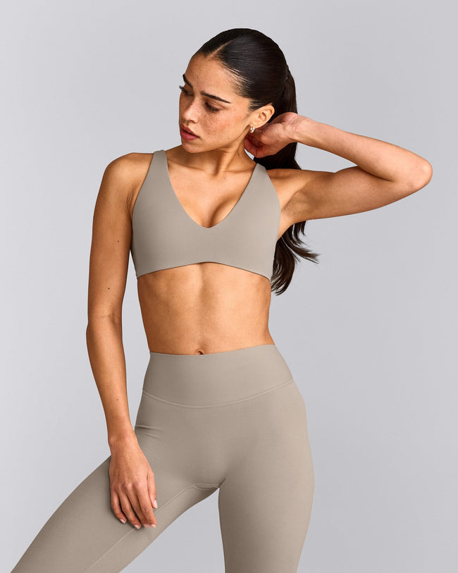 SoftMotion™ Scoop Back Bralette | Warm Sand