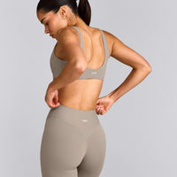 SoftMotion™ Scoop Back Bralette | Warm Sand