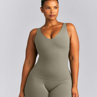 SoftMotion™ Scoop Neck Tank Top | Alpine Green