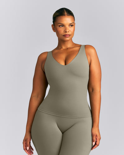 SoftMotion™ Scoop Neck Tank Top | Alpine Green