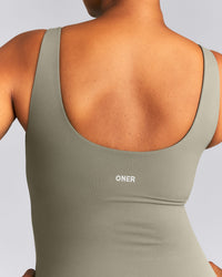 SoftMotion™ Scoop Neck Tank Top | Alpine Green