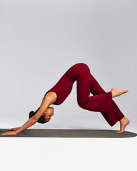 SoftMotion™ Scoop Neck Vest with Grey Logo | Ruby Red