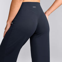 SoftMotion™ Straight Leg Bottoms with Grey Logo | True Blue