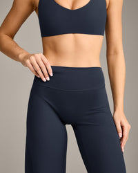 SoftMotion™ Straight Leg Bottoms with Grey Logo | True Blue