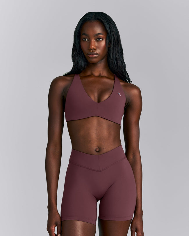 UnifiedMove™ Cross Back Sports Bra | Velvet Mocha