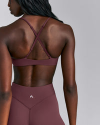 UnifiedMove™ Cross Back Sports Bra | Velvet Mocha