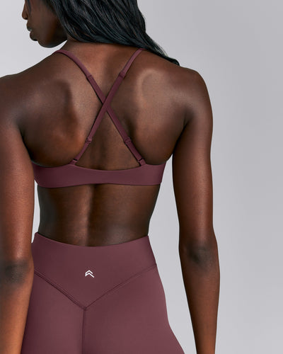 UnifiedMove™ Cross Back Sports Bra | Velvet Mocha