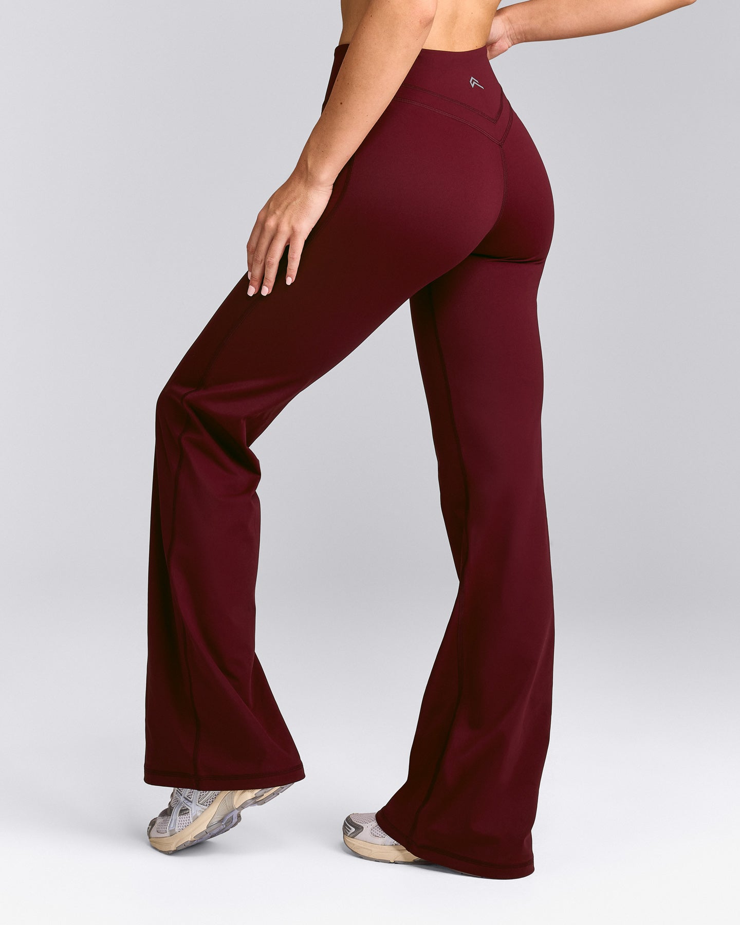 UnifiedMove™ Wrap Flared Bottoms with Reflective Logo | Rosewood