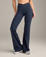 UnifiedMove Wrap Flared Bottoms with Reflective Logo | True Blue