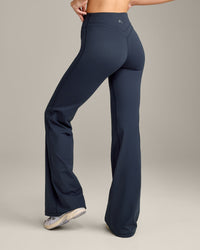 UnifiedMove Wrap Flared Bottoms with Reflective Logo | True Blue