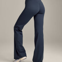 UnifiedMove Wrap Flared Bottoms with Reflective Logo | True Blue