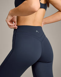 UnifiedMove Wrap Flared Bottoms with Reflective Logo | True Blue