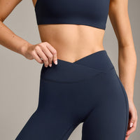 UnifiedMove Wrap Flared Bottoms with Reflective Logo | True Blue