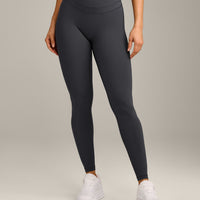 UnifiedMove™ High Waisted Leggings with Reflective Logo | Coal