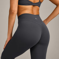 UnifiedMove™ High Waisted Leggings with Reflective Logo | Coal