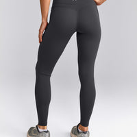 UnifiedMove™ High Waisted Pocket Leggings with Reflective Logo | Coal