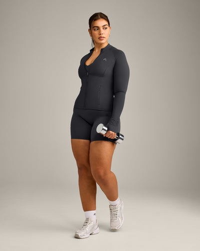 UnifiedMove Pocket Jacket with Reflective Logo | Coal