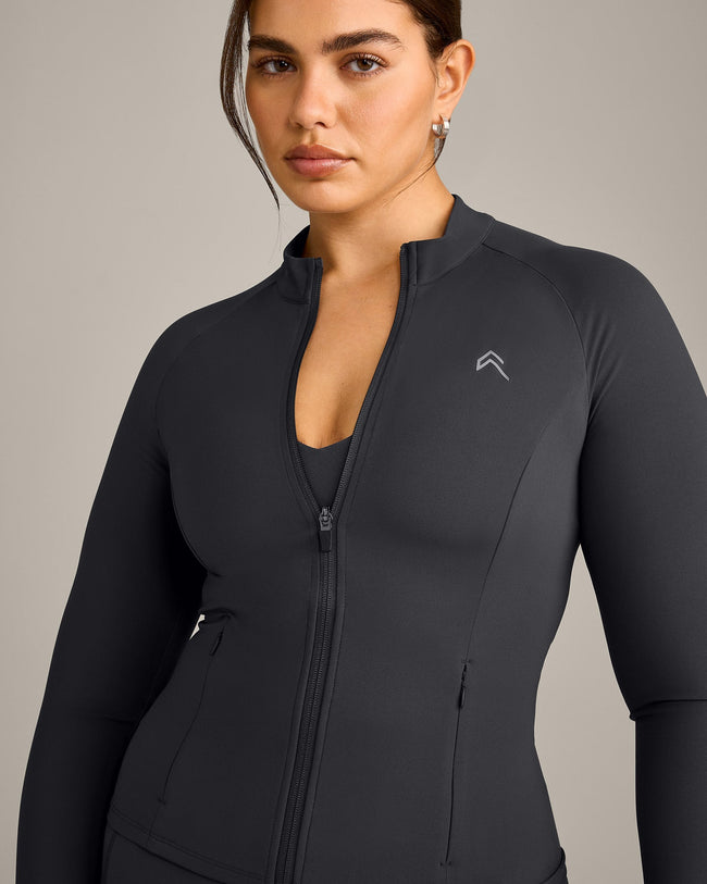 UnifiedMove Pocket Jacket with Reflective Logo | Coal