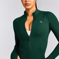 UnifiedMove™ Pocket Jacket with Reflective Logo | Racing Green