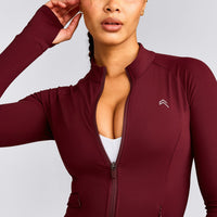 UnifiedMove™ Pocket Jacket with Reflective Logo | Rosewood