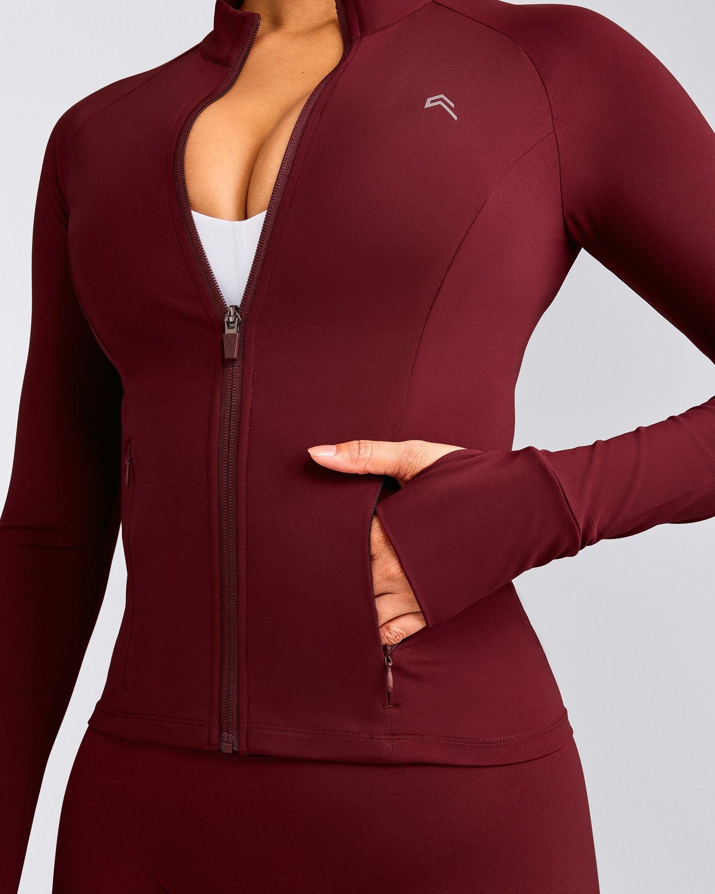 UnifiedMove™ Pocket Jacket with Reflective Logo | Rosewood