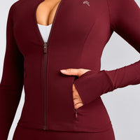 UnifiedMove™ Pocket Jacket with Reflective Logo | Rosewood